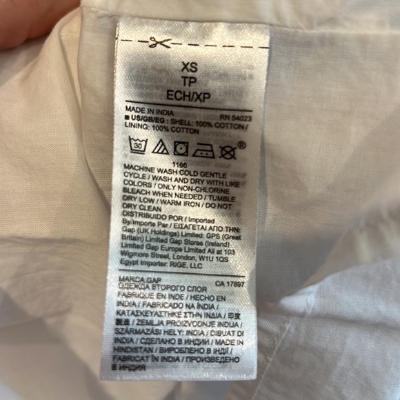 GAP Tiered Striped Midi Dress - Picture 11 of 11